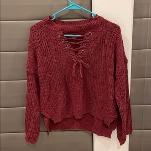 Dark Red Sweater